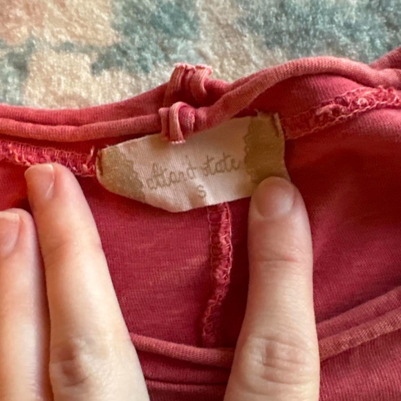 Altar'd State Ruffle Short Sleeve Top - Picture 2 of 3